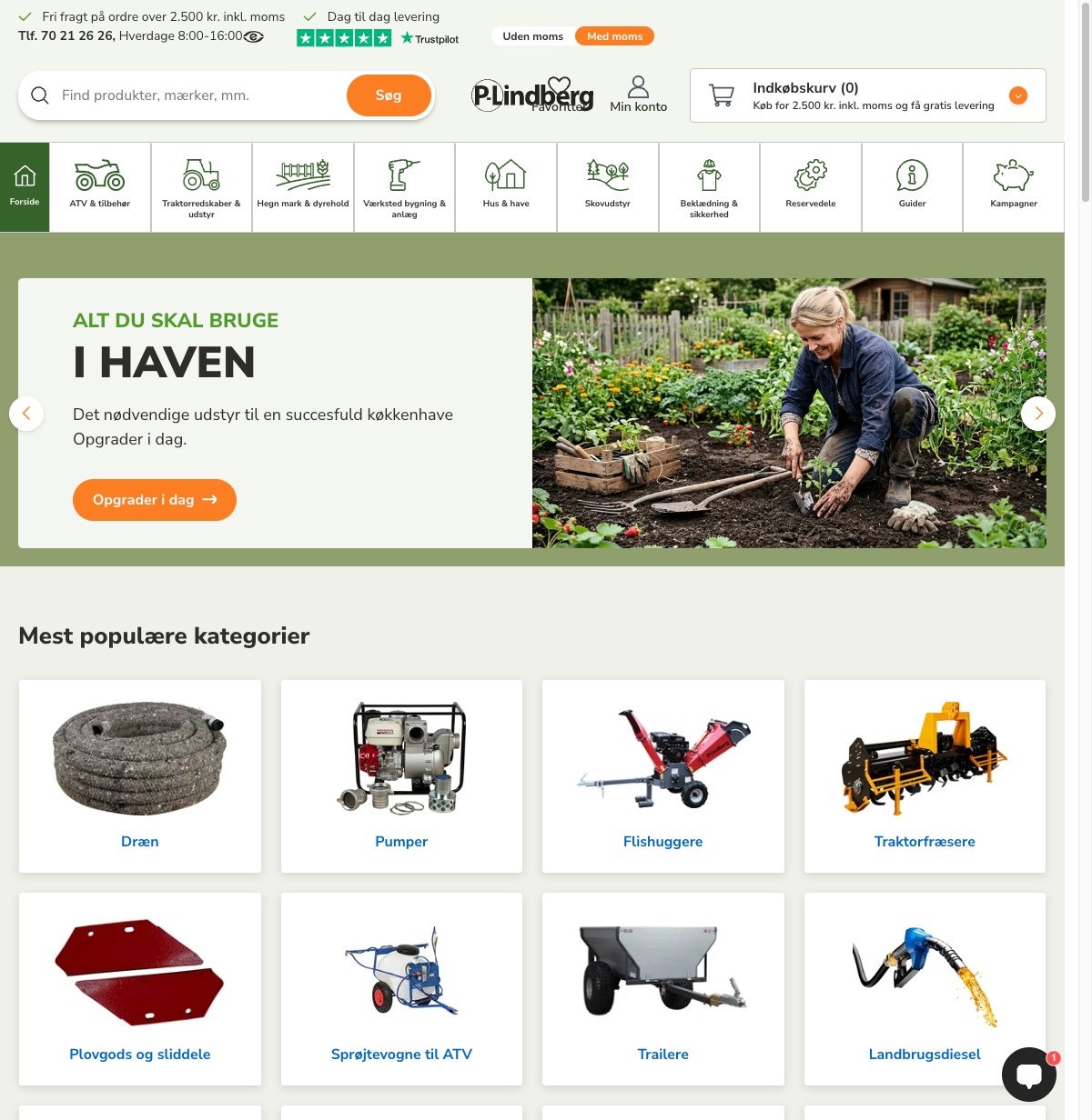 P.Lindberg webshop