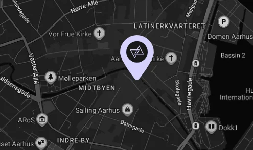 Kort over Aarhus